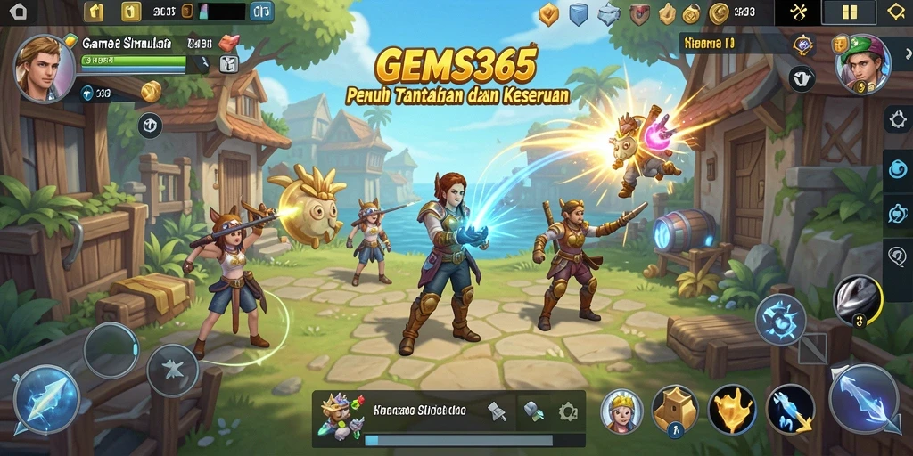 Tampilan gameplay seru dan interaktif GEMS365 yang menarik perhatian.