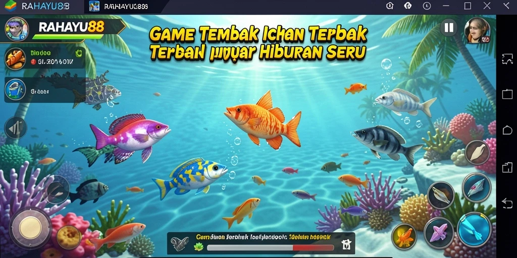 Screenshot RAHAYU88 menampilkan aksi menangkap ikan dengan grafis menakjubkan.