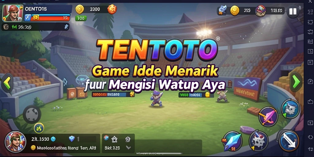Tampilan gameplay dari TENTOTO yang seru dan menarik.